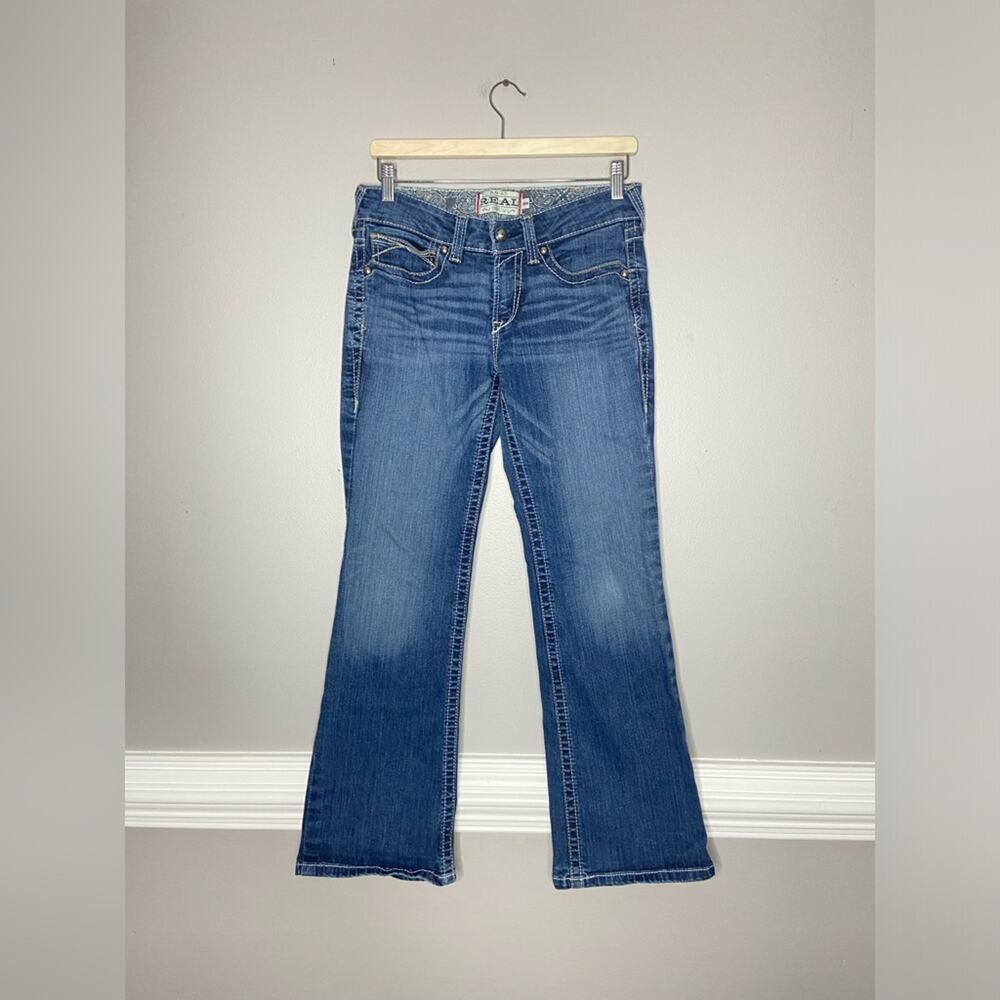 Ariat Women Boot-Cut Jeans in Blue Denim